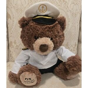 2020 Princess Cruises Captain Bear Plush 16" Aurora World Ltd Ed Uniform‎ Rare